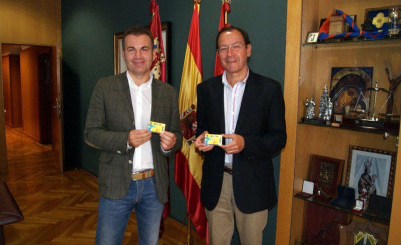 El Alcalde y el concejal de Deportes de Murcia