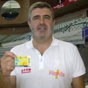 Óscar Quintana, entrenador del UCAM Murcia
